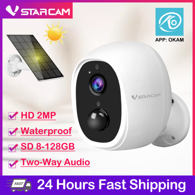 Vstarcam Solar Panel Outdoor Security Camera Rechargeable Battery Wireless IP Camera 1080P Wifi Camera Home Surveillance System