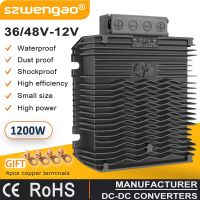 Ygdgs ตัวแปลงดีไซน์ใหม่ DC ไป DC 80A 960W 1200W จาก36V 48V ถึง12V 13.8V ตัวแปลง DC-DC สเต็ปดาตัวควบคุมพลังงานรถยนต์เรือบรรทุกสินค้าซัพพลาย