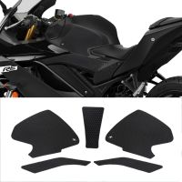 For Yamaha YZF R3 R25 YZF-R3 YZF-R25 2019 - 2022 Side Fuel Tank pad Tank Pad Protector Stickers Knee Pad Grip Traction Sticker Decals  Emblems