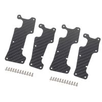 Carbon Fiber Front and Rear Suspension Arm Protector Armor Plate for 1/8 Traxxas Sledge RC Car Upgrade Parts