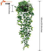 ต้นไม้แขวนเทียมกระถางต้นไม้ปลอมขนาดเล็กสำหรับเครื่องตกแต่งฝาผนังชั้นวางของในร่มและกลางแจ้ง