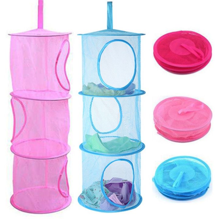 3-compartment-organizer-mesh-storage-basket-hanging-toy-organizer-foldable-storage-net-stuffed-animal-hammock-3-compartment-organizer-toy-storage-basket-multi-function-storage-net-hanging-mesh-net-por