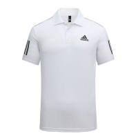 Adidas เสื้อโปโลสำหรับผู้ชาย,เสื้อยืดแขนสั้นแห้งเร็วสำหรับใส่ออกกำลังกายมี5สี