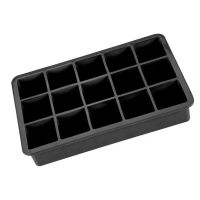 【cw】 Grade Silicone 15 Big Tray Mold Food Bar Pub Wine Blocks Maker