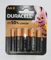 ถ่าน Duracell AlKaline AA แพค 8 ก้อน ของแท้ ของใหม่