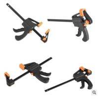 ♤ 1PC/2PCS/10PCS 4 Inch Clip Kit Quick Ratchet Release F Clamp Speed Squeeze Work Bar Clamp