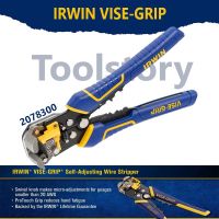 NEW คีมปอกสายไฟ VISE-GRIP เออร์วิ่น (IRWIN) รุ่น ออโต้ ขนาด 8 นิ้ว (200 มม.) สามารถปรับเลื่อนเพื่อปอกสายไฟออก ราคาถูก คีมตัดสายไฟ คีม อุปกรณ์ช่าง