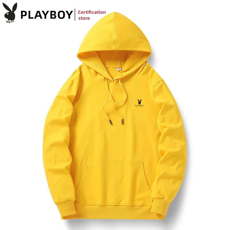 Playboy top hoodie yellow