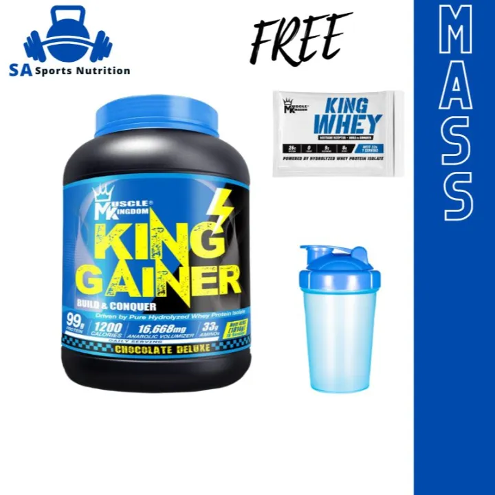 KING GAINER Muscle Kingdom Mass Gainer (1.8kg) SA Sports Nutrition Lazada