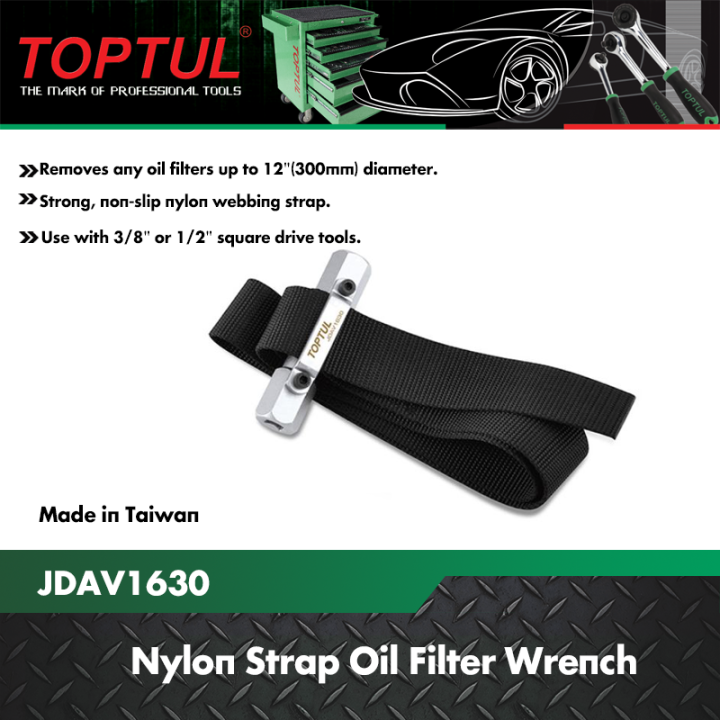 Toptul Nylon Strap Oil Filter Wrench (JDAV1630) Lazada PH