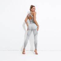 【YD】 2PCS Seamless Ladies Set Workout Sportswear Waist Leggings Gym Outdoor