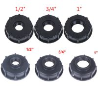 2 styels IBC Tank Adapter Tap Connector Replacement Valve Fitting For Garden Water Connectors 1/2 Inch 3/4 Inch 1 Inch Thread Watering Systems Garden