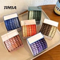 TIMIA ยางมัดผมเกลียว หนังยางรัดผม หอมหวาน ชนกลุ่มน้อย ดีไซน์แฟชั่น สี Morandi เรซิ่น สาวๆ ผู้หญิง scrunchies อุปกรณ์ตกแต่งผมสไตล์เกาหลี สายโทรศัพท์เชือกผม ผูกผมยืดหยุ่น