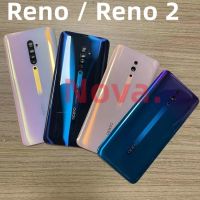 For OPPO Reno 2 Battery Cover Glass Back Case Reno2 Rear Housing Phone Replacement Spare Parts