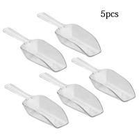 5 Pcs Mini Plastic Ice Shovel Kitchen Flour Food Candy Ice Cream Scoop Dessert Pelles Bonbons Beans Scoops Party Buffet Tools