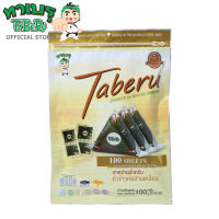 สาหร่ายสำหรับทำข้าวห่อสามเหลี่ยม (โอนิกิริ) ตราทาเบรุ 100 แผ่น/แพ็ค (100 กรัม)