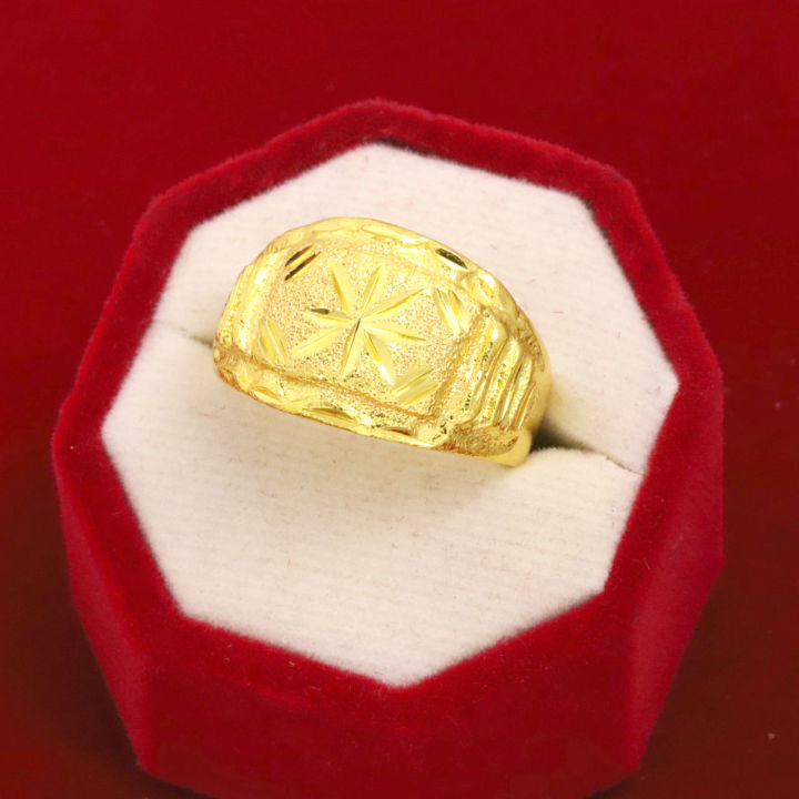 แหวนไม่ลอก-แหวนหุ้มทอง-ไม่ลอก-ไม่ดำ-แหวน-1บาท-แหวนตัดลายยิงทราย-แหวนทองปลอม-ทองเหมือนแท้-แหวนทอง-ทองโคลนนิ่ง