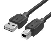 Vention USB ชุบทองสาย USB เครื่องพิมพ์ USB ประเภท B ชายกับชาย USB2.0สายเคเบิลสำหรับ Canon Epson HP เครื่องพิมพ์ฉลาก ZJiang เครื่องพิมพ์ USB ดีเอซียูเอสบี