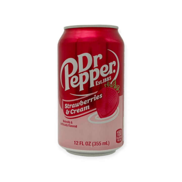 (USA) Dr. Pepper Strawberry & Cream Soda. 355 ml. | Lazada PH