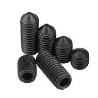 Grub Screws Cone Point Bolts Grade 12.9 Allen Screw Black M2.5 M3 M4 M5 M6 Screw Nut Drivers