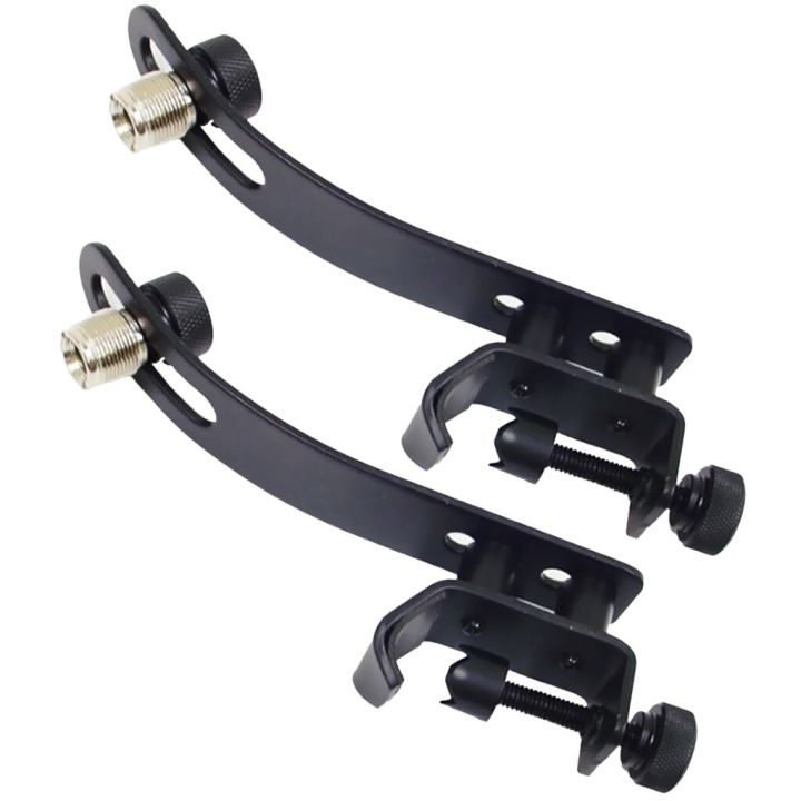 2x-drum-mic-clamp-shockproof-clip-holder-rim-mount-kit-great-parts-accessory