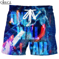 Movie Godzilla Vs Kong 3D Print Summer Men Women Harajuku Shorts