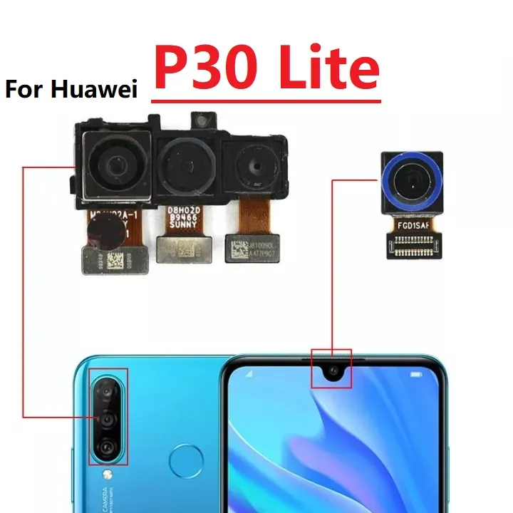 For Huawei P30 Lite P30Lite Original Front Rear Back Camera Main Facing ...