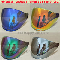 หมวกกันน็อคแบบเปิดหน้า Visor สำหรับ SHOEI J-Cruise 1 J Cruise 1 J-Cruise 2 J Cruise 2 J-Force 4 J Force 4 CJ-2 CJ 2แว่นตากระจกหน้ารถ