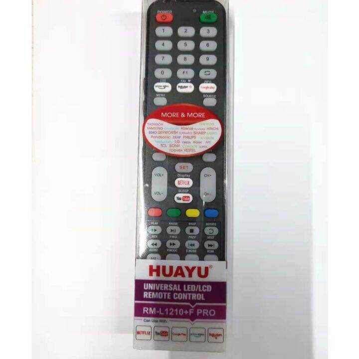 LMJ Huayu RM-L1107+X Universal Smart TV Remote Control With Home ...