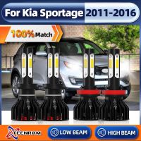 H7 H11 LED Car Headlight Bulbs 240W 6000K White Car Lamps Car Accessories For Kia Sportage 2011 2012 2013 2014 2015 2016 Bulbs  LEDs  HIDs