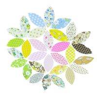 Leaf Design Precut Cotton Patchwork Fabric Charm Pack Quilting Fabrics Random Delivery 100pcs/Lot 50 Designs 6.5CMx6.5CM Telas