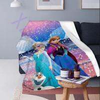 Frozen Throw Blanket,xzx180305, Snow Journey,  Multicolor, 100% Polyester, 1 Each    31