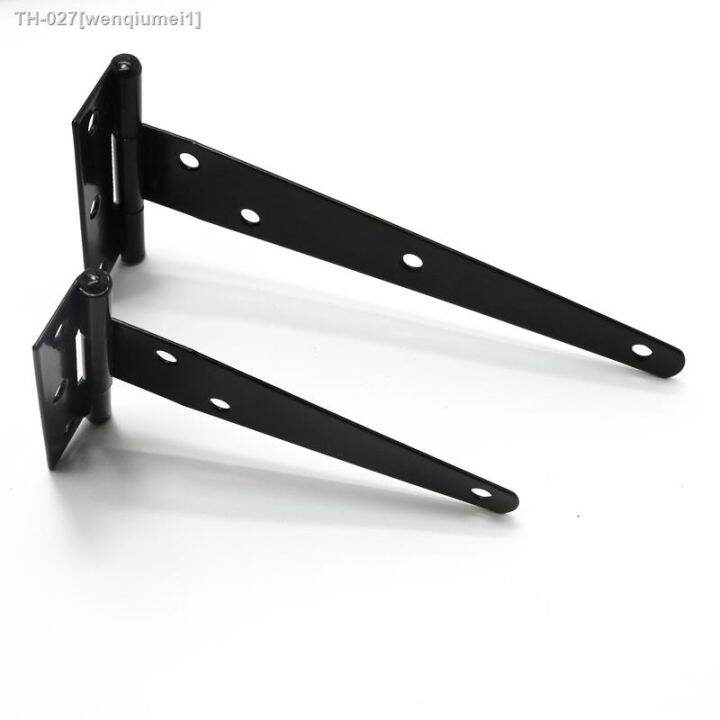 1-pcs-black-paint-t-shape-triangle-hinge-cabinet-shed-wooden-door-gate-hinges-hardware