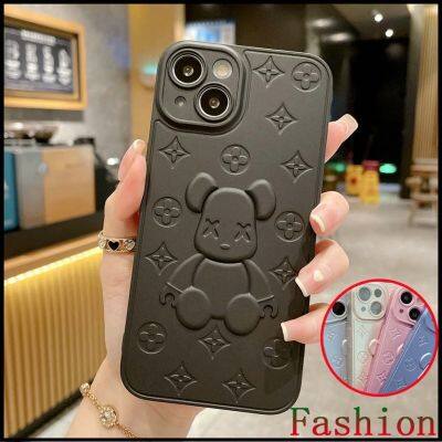 COD DSFDGFNN เคสViolent Bear ลายนูน 3 มิติ เคสไอโฟน11 เคสไอโฟน7พัส for Apple iPhone13 Pro max เคสซิลิโคน เคสforAppleiPhone12 เคสไอโฟน7 เคสไอโฟน11promax เคสi13 โปร max เคสiPhoneXR caseiPhone12promax เคสไอโฟนXS max เคสi11 8plus se2020 caseiPhone11