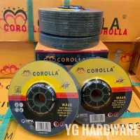 ?ของแท้100% ((25ใบ)) ใบเจียรบาง 4 นิ้ว Flexible Grinding Disc ตราโคโรล่า Corolla ผึ้งน้อย? สีเขียว