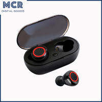 MCR Y50 Bluetooth-compatible 5.0 Tws Wireless Earphone Mini Portable Sport Headset With Charging Box (bag)