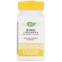 Nature S Way Zinc Lozenges Wild Cherry Flavor 60