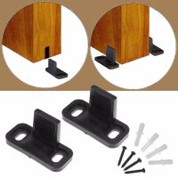 ▧✠┅ Adjustable Floor Guide Clip New Design For Barn Wooden Door Hardware Black POM