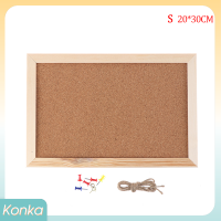 ✨ Konka จดหมายไม้นุ่มข้อความบอร์ดตกแต่งโปสการ์ด Photo Wall Cork BOARD Memo BOARD