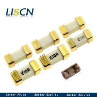 【YF】✒○  10PCS Gold Pin 1808 125V 0451 SMD Fast Blow Fuse 0.5A 0.75A 1A 4A 6.3A 8A 10A 12A 15A 500MA 750MA ultra-rapid fuses