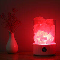 Himalayan salt lamp Lava lamp Indoor warm light Negative Ions Air Purifier LED For Health