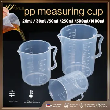 Plastic Measuring Cups Metering Cup Nesting Stackable Baking Tool  250/500/1000ml