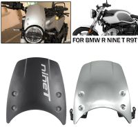 For BMW R9T R NINE T Scrambler Racer Urban Pure 2014-21 2022 Motorcycle Front Windshield Headlight Fairing Wind Screen Deflector Food Storage  Dispens