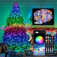 Smart APP LED String Lights Remote Control Waterproof Fairy Garland Light Navidad Wedding Christmas Decoration Holiday Lighting Fairy Lights