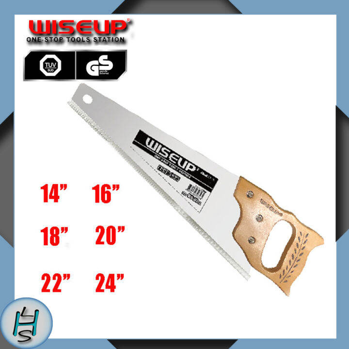 WISEUP 18/20 Wooden handle Wood Hand Saw Lazada PH