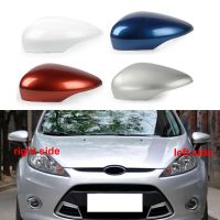 【car parts】สำหรับ Ford Fiesta 2009 2010 2011 2012 2013 2014 2015 2016ด้านหลังดูกระจก Shell Housing ประตูด้านข้างกระจกสี