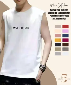 W M F OWN MADE 9COLOUR Cotton Men Muscle Shirt Round Neck