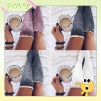 QIEPING Soft Knit Leggings Winter Warm Stocking Leg Warmers Long Boot Socks Thigh-High