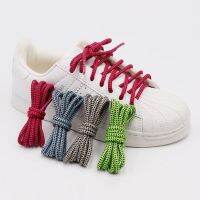 [Fashion goods060]Weiouenouenouenouenough Stock Shoestring 4MM Square Embellished Two Tone Tape NiceMan Women Sneaker เชือกโพลีเอสเตอร์ขายส่ง