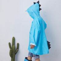 Outdoor cute dinosaur raincoat polyester baby poncho mountaineering waterproof raincoat childrens impermeable poncho boy girl